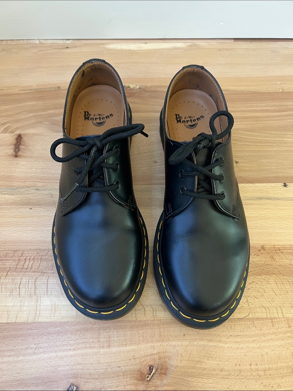 Dr. Martens Black Leather 1461 size 7